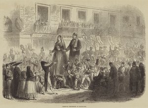 Carnival Procession at Barcelona by Burn Smeeton
